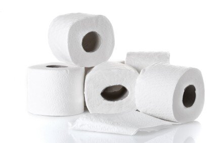 Toilettenpapier, 3-lagig Recycling, 8 Rollen