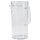 PC Kanne mit Deckel 0,6 l transparent