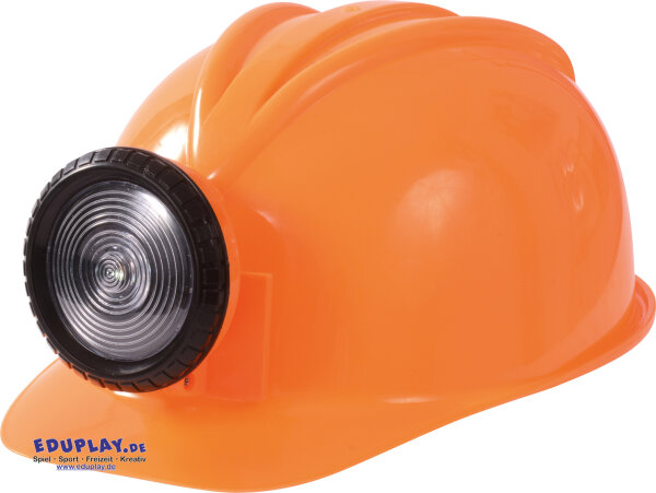Bauhelm mit LED-Lampe